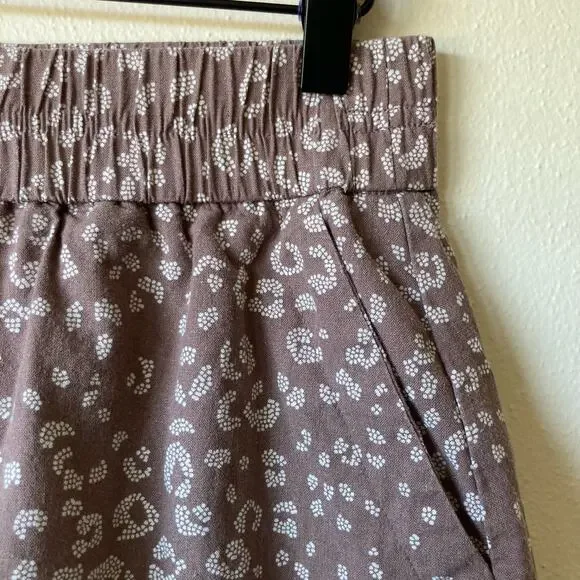 Target A New Day Linen Blend Patterned Shorts Small - Picture 2 of 5